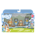 Bluey Confezione con 4 Personaggi (Famiglia) - 1 pz.