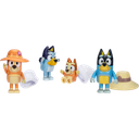 Confezione con 4 Personaggi - Famiglia Heeler in Viaggio - 1 pz.