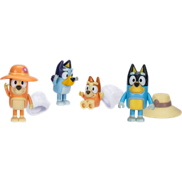 Confezione con 4 Personaggi - Famiglia Heeler in Viaggio - 1 pz.