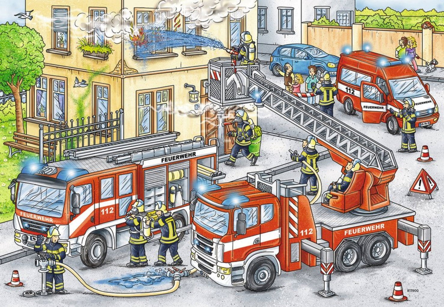 Ravensburger Puzzle - Helden im Einsatz, 2x24 Teile - 1 Stk