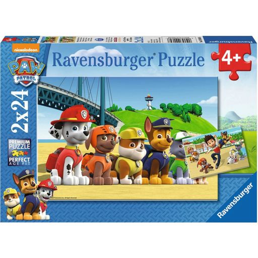 Ravensburger Puzzle - Junaški psi, 2 x 24 delov - 1 k.