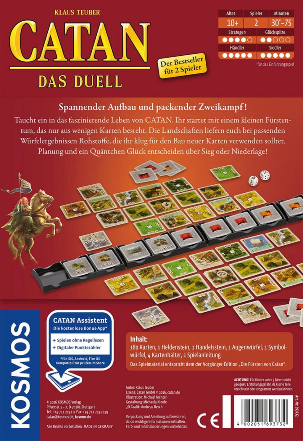 CATAN - Il Duello - Gioco di Carte per Due (IN TEDESCO) - 1 pz.