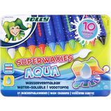 JOLLY Superwaxies Watercolor Crayons, 10