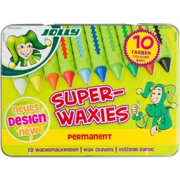 JOLLY Superwaxies Classic Wax Crayons, 10