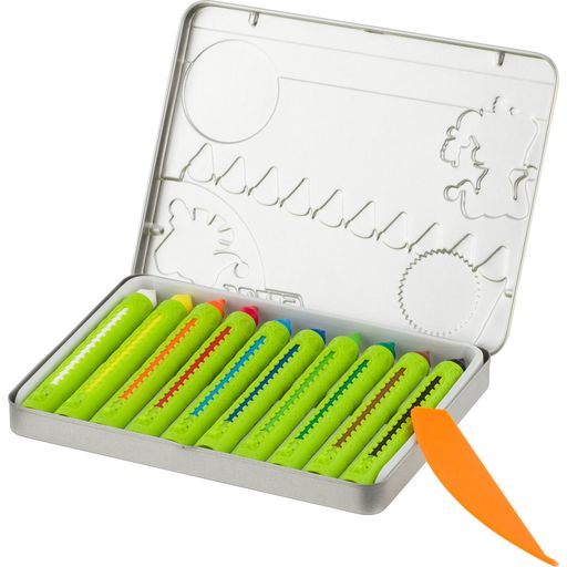 JOLLY Superwaxies Classic Wax Crayons, 10 - 10 items