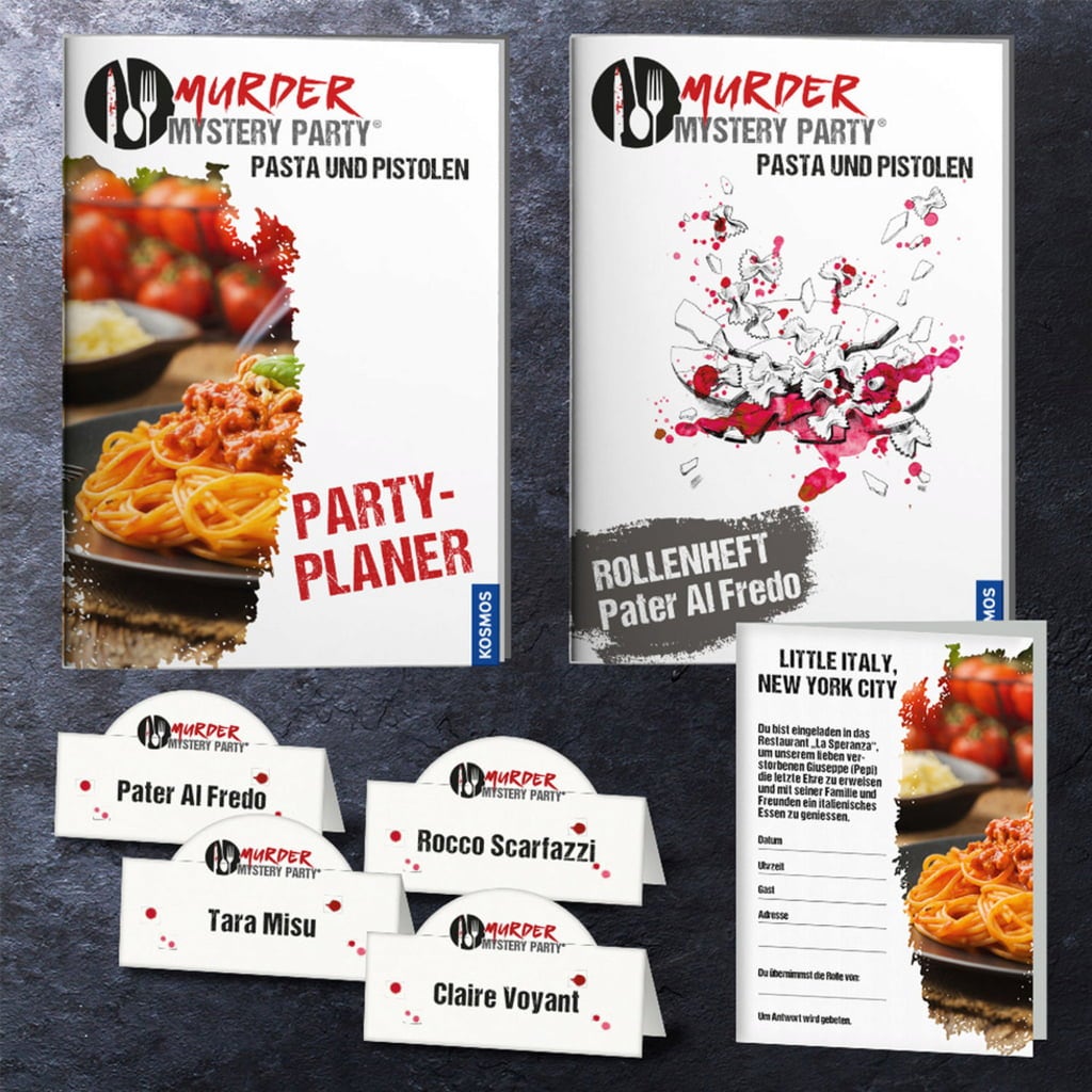 Murder Mystery Party - Pasta & Pistole (IN TEDESCO) - 1 pz.