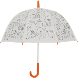 Esschert Design Ausmal-Regenschirm - Katzen