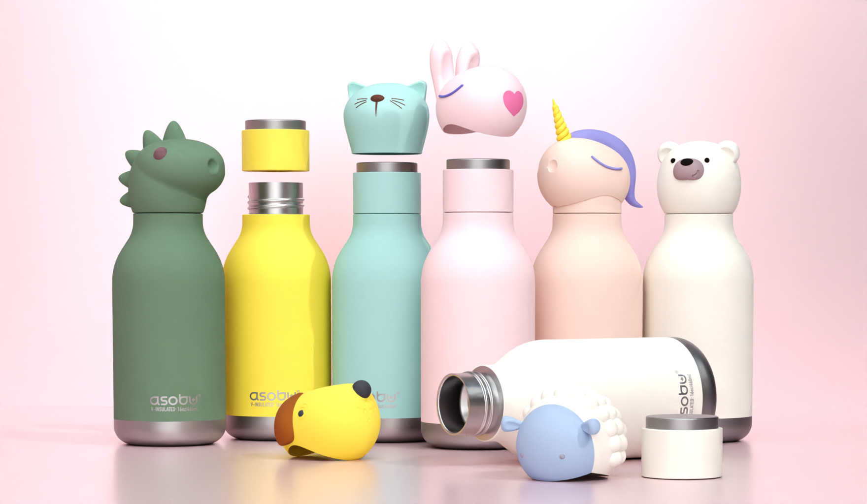 asobu Isolierflasche Hase