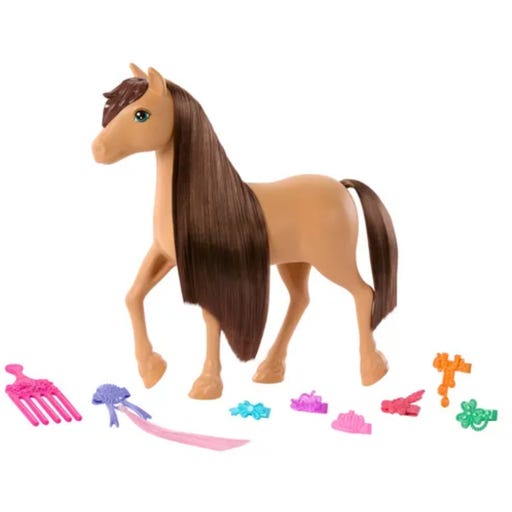 Barbie Pony + Piece Count Asst - afbeelding 2