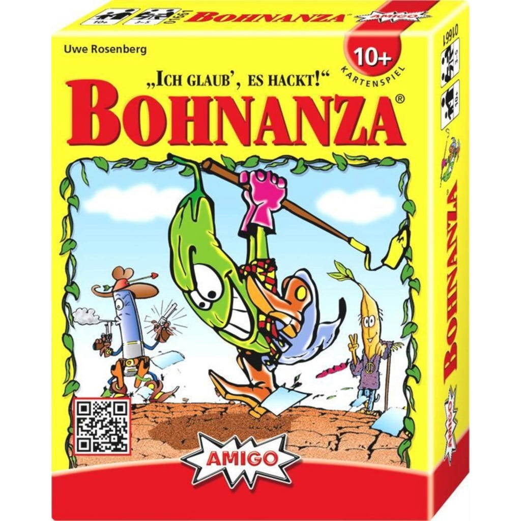 Amigo Bohnanza Duel Card Game - 2 Player Bean Farming Strategy Game