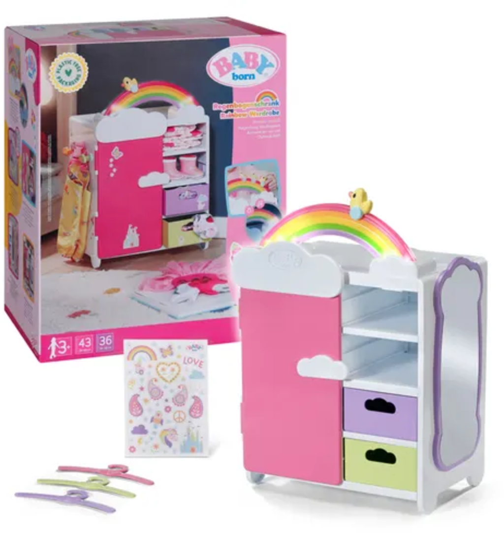 Zapf Creation BABY born - Armadio Arcobaleno
