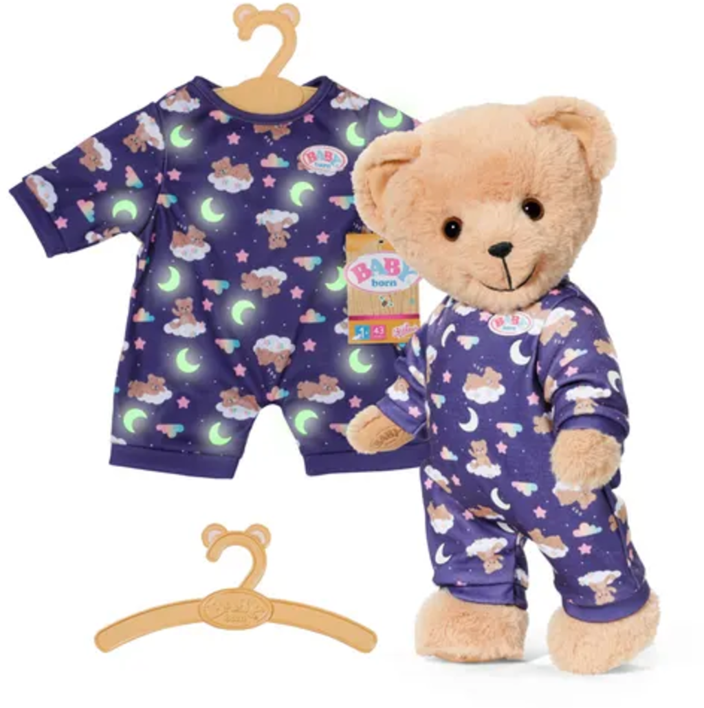 Zapf Creation Teddy Schlafanzug Glow in the Dark