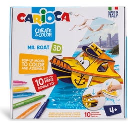 Carioca Create & Color Mr. Boat 3D