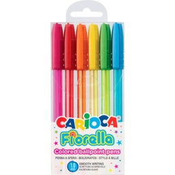 Carioca Fiorella Colored Pens - 6 items