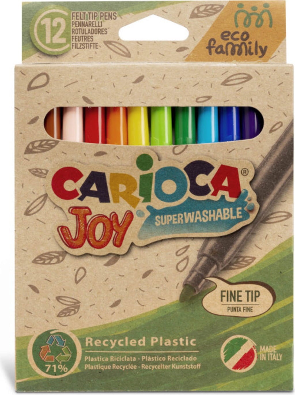 Carioca Eco Family Joy Felt Tip Pens