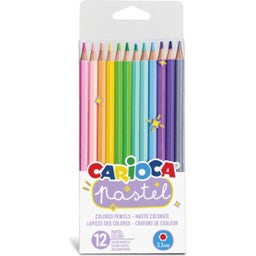 Carioca Pastel Pencils - 12 items