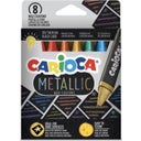 Carioca Metallic Maxi Wax Crayons