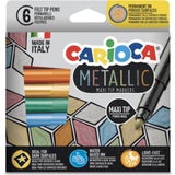 Carioca Metallic Maxi Felt Tip Pens