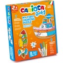 Carioca Baby Coloring Puzzle - Transport