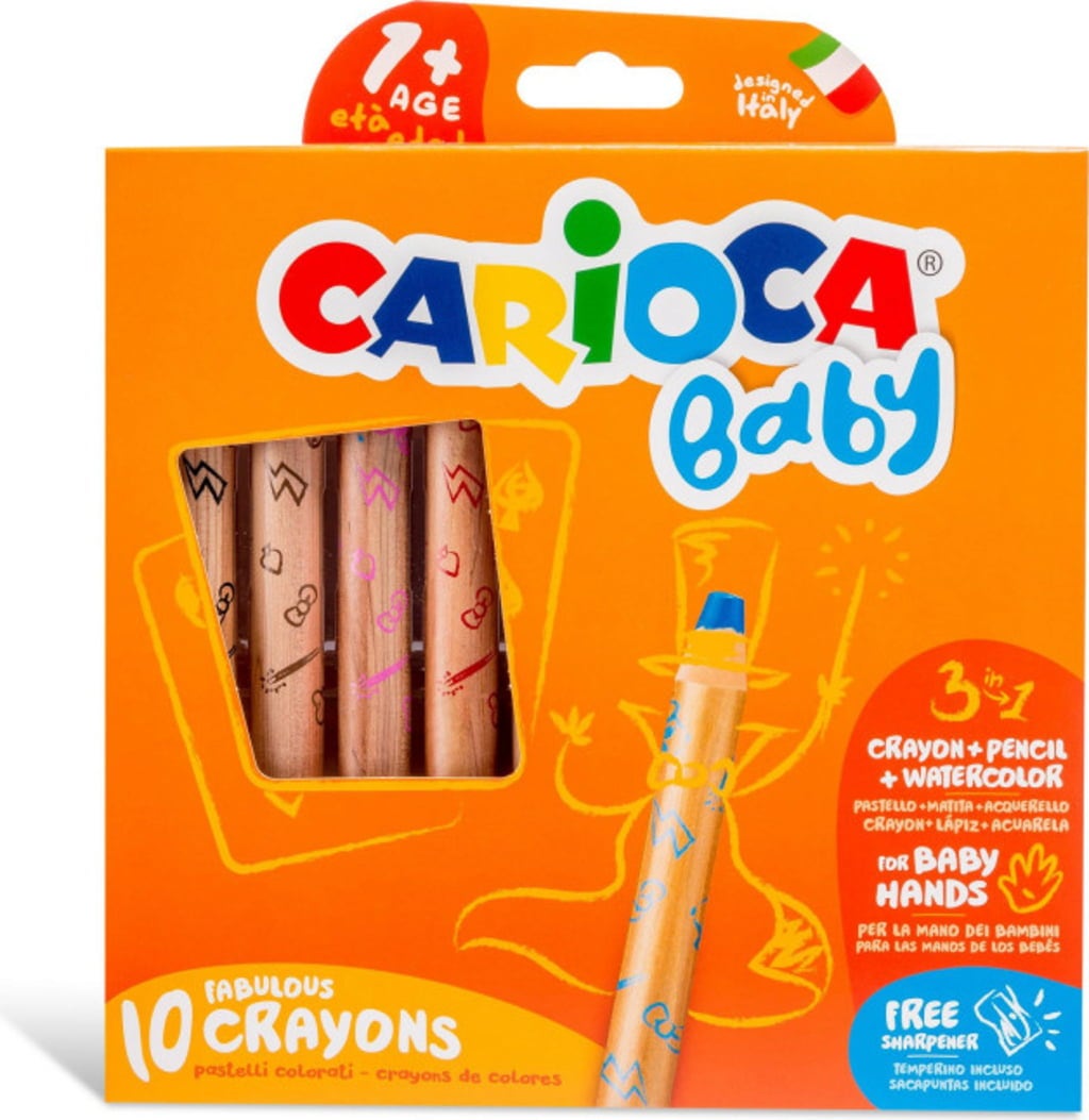 Carioca Pastelloni 3 in 1 + Temperino Baby