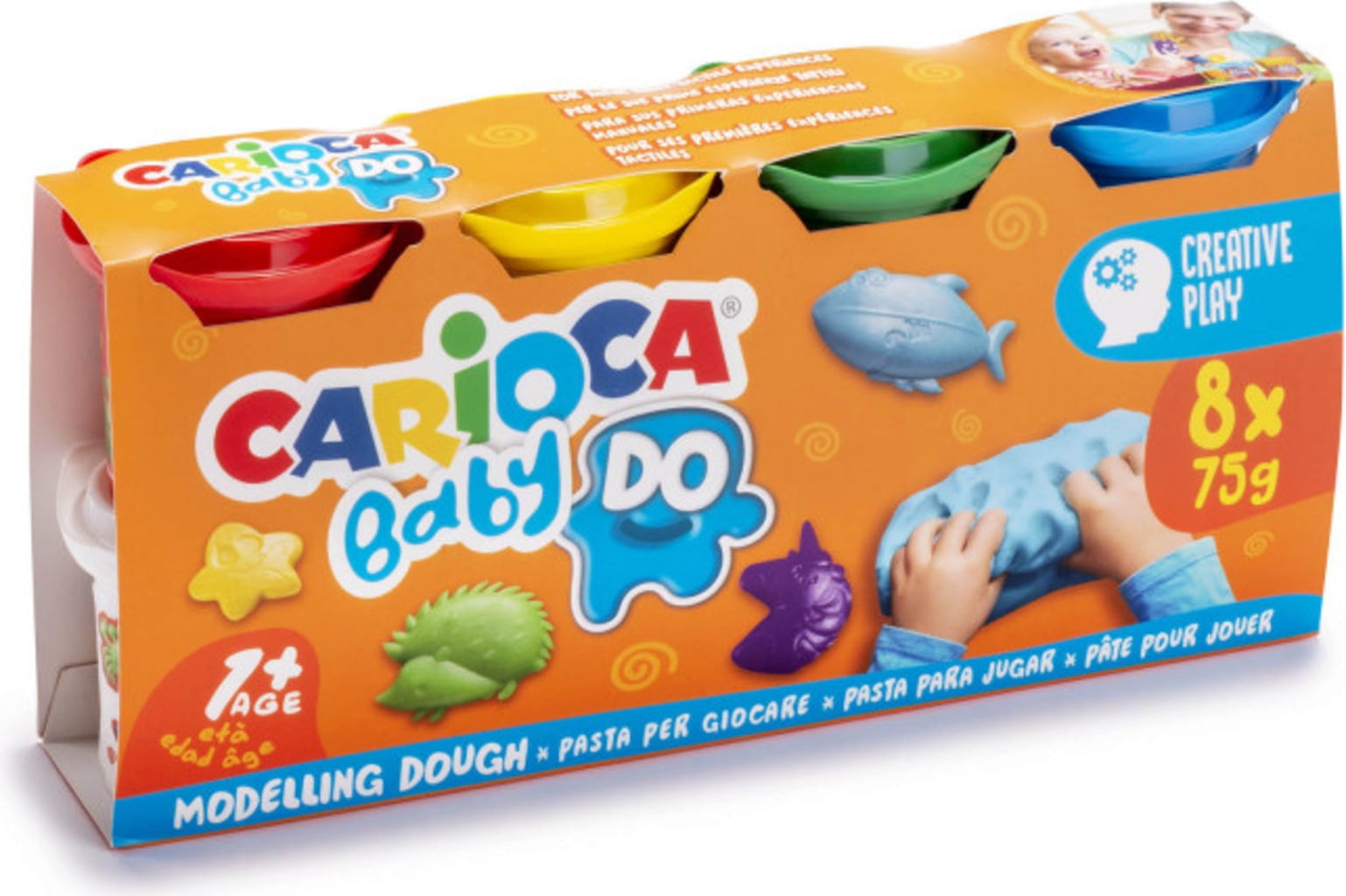 Baby Do Modelling Dough 1+, 75gr, 8 Stk