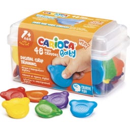 Carioca Teddy Crayons Baby 1+ - 48 pz.