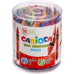 Carioca Maxi Wax Crayons