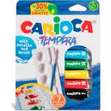 Carioca Tempera Tubes 10ml + Brush