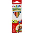 Carioca Supercolor Maxi Triangular Pencils - 6 items