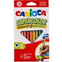Carioca Matite Triangolari Maxi Supercolor - 12 pz.