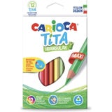 Carioca Tita Triangular Maxi Colored Pencils