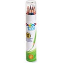 Carioca Tita Colored Pencil + Sharpener - 12 Stk