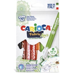 Carioca Fabric Fine Liner Felt Tip Pens