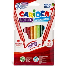 Carioca Birello Double Felt Tip Pens - 10 items