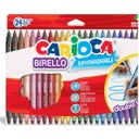 Carioca Birello Double Felt Tip Pens - 24 kos.