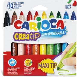 Carioca Creatip Maxi Felt Tip Pens