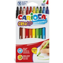 Carioca Creatip Medium Felt Tip Pens