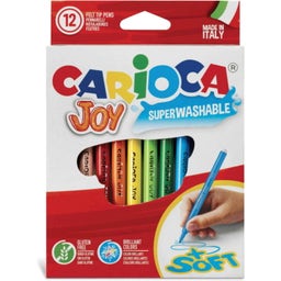 Carioca Joy Felt Tip Pens - 12 Stk