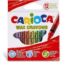 Carioca Wax Crayons - 12 Stk