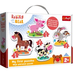 Baby Puzzle - Babies & the Bear 'Farmtiere' - 1 Stk