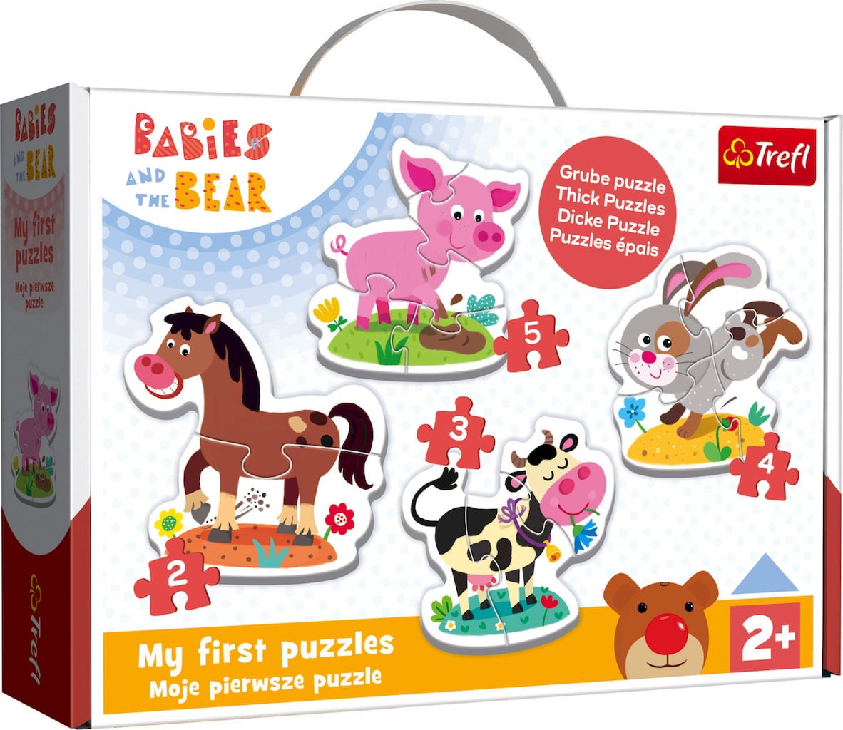 Baby Puzzle - Babies & the Bear 'Farmtiere'