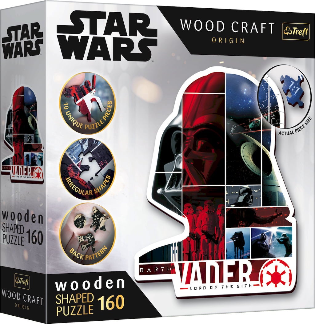 Puzzle in Legno 160 Pezzi - Star Wars Darth Vader - 1 pz.