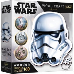 Wooden Puzzle 160 pieces - Star Wars Stormtrooper Helmet - 1 item