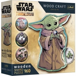 Wooden Puzzle 160 pieces - Star Wars The Mandalorian Grogu - 1 item