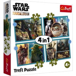 4 in 1 Puzzle - Star Wars The Mandalorian - 1 pz.