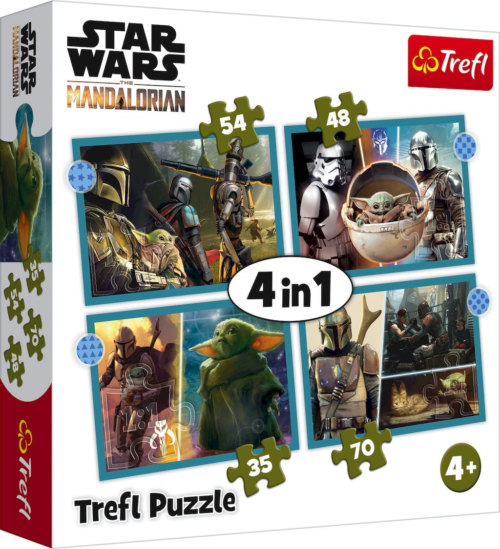 4 in 1 Puzzle - Star Wars The Mandalorian