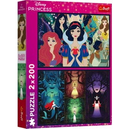 Trefl Puzzle 2 x 200 Teile - Disney Princess - 1 Stk