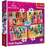 4 in 1 Puzzle - Disney Princess (35, 48, 54, 70 pieces)