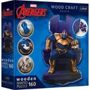 Holz Puzzle 'Thanos auf dem Thron' 160 Teile - Marvel Avengers