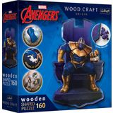 Wooden Puzzle 'Thanos on the throne' 160 pieces - Marvel Avengers